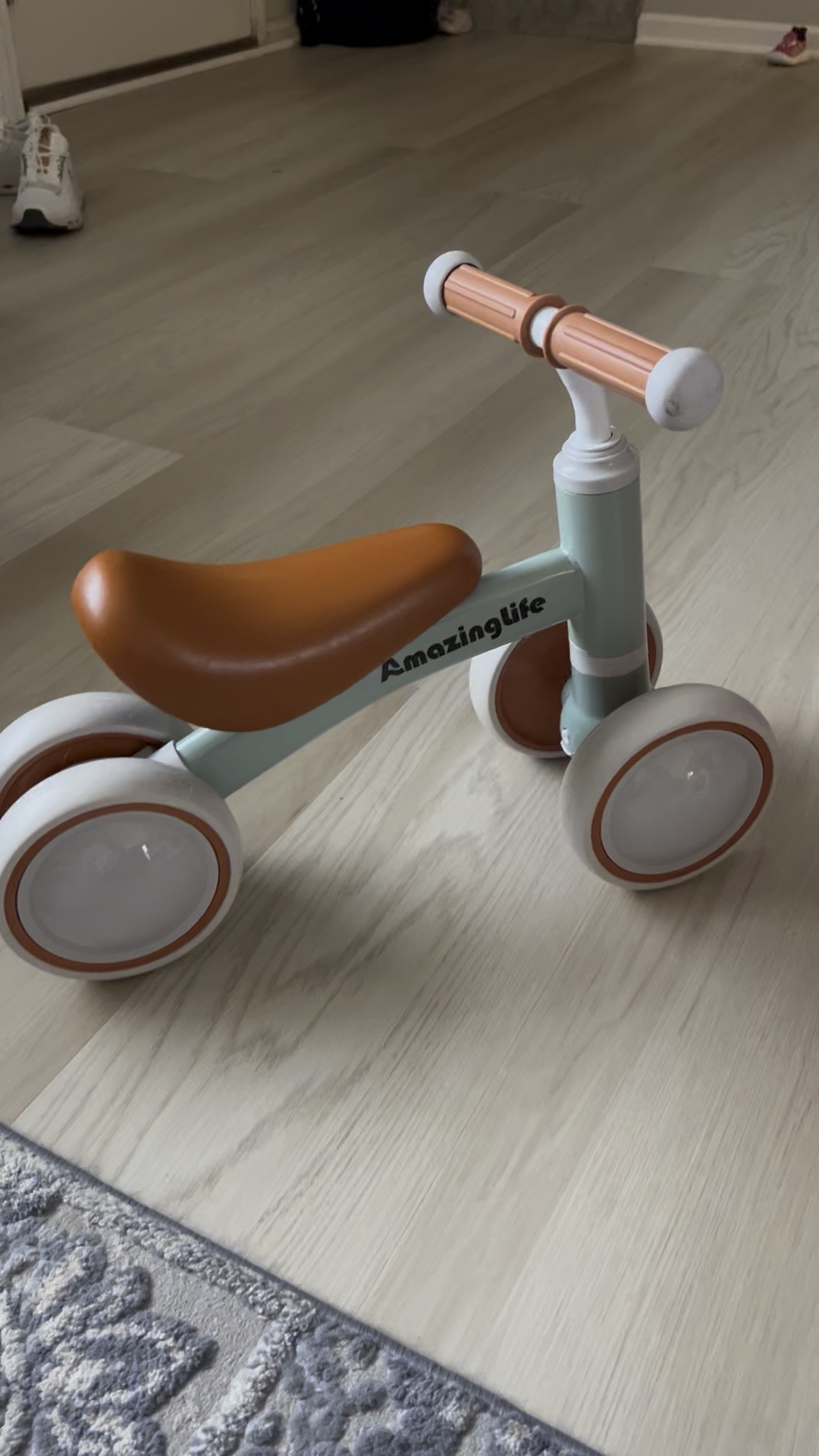 Love this beginner balance bike! My daughter got this for her 1st birthday. It’s one of her favorite things to use  

#LTKFindsUnder50 #LTKKids #LTKBaby