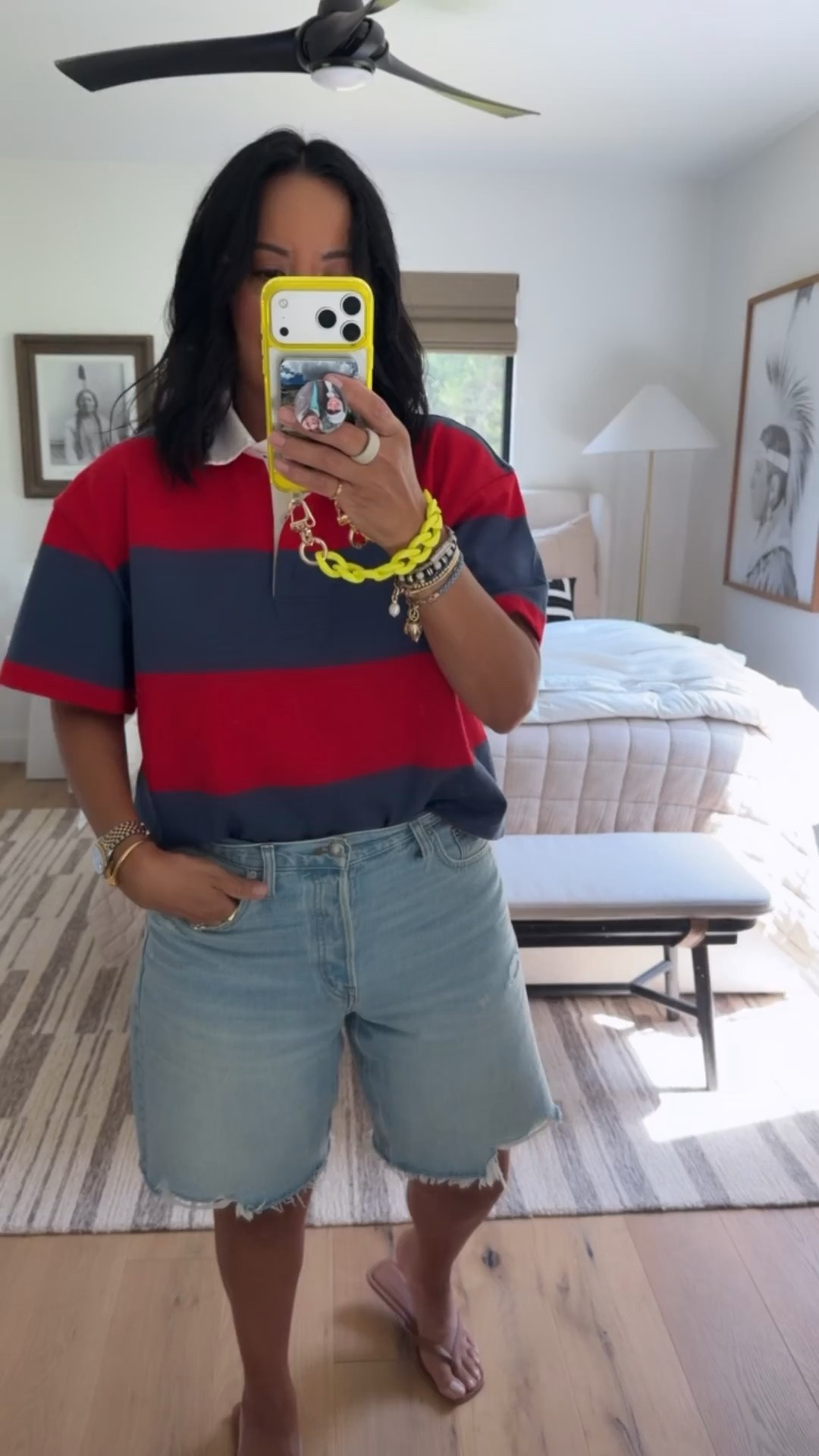 Top size medium, shorts size 30 (I’m a curvy size 8 and sized up to a size 30)

#LTKOver40 #LTKootd #LTKMidsize
