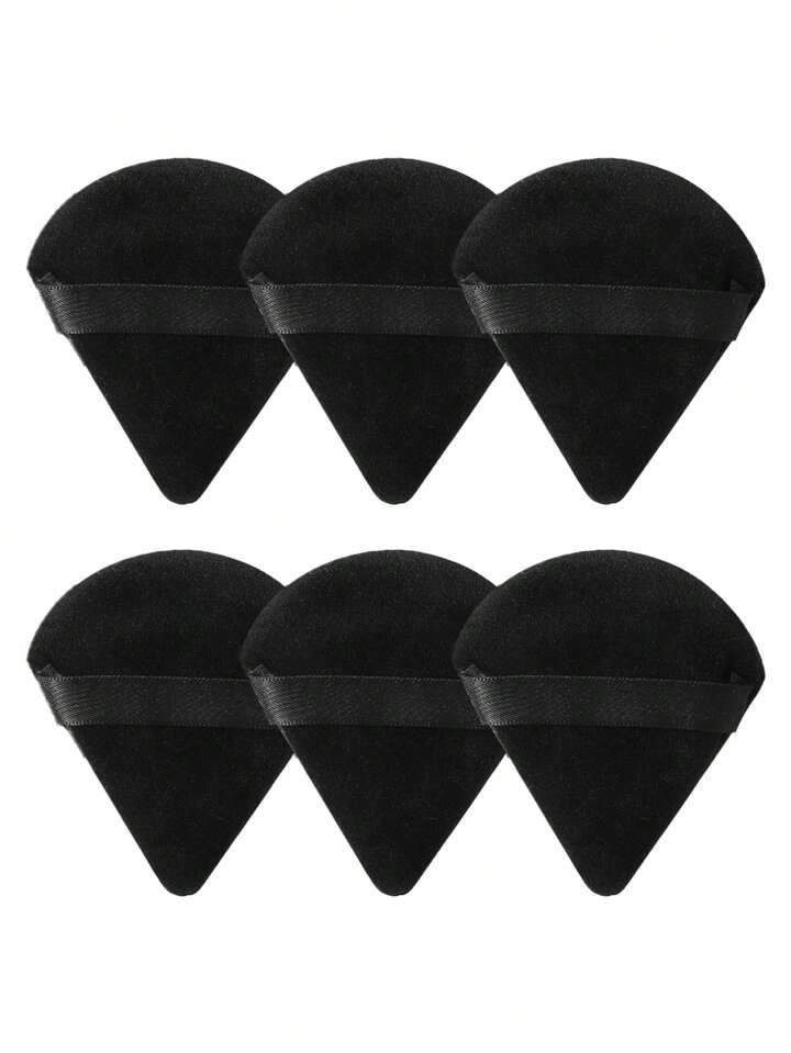 makeup puff,6PCS Big Size Makeup Puff Set Soft Triangle powder Mineral puff Makeup Sponge for fac... | SHEIN
