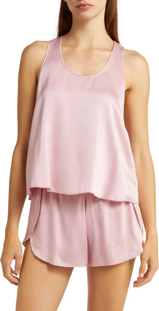 Lunya Racerback Washable Silk Short Pajamas | Nordstrom | Nordstrom