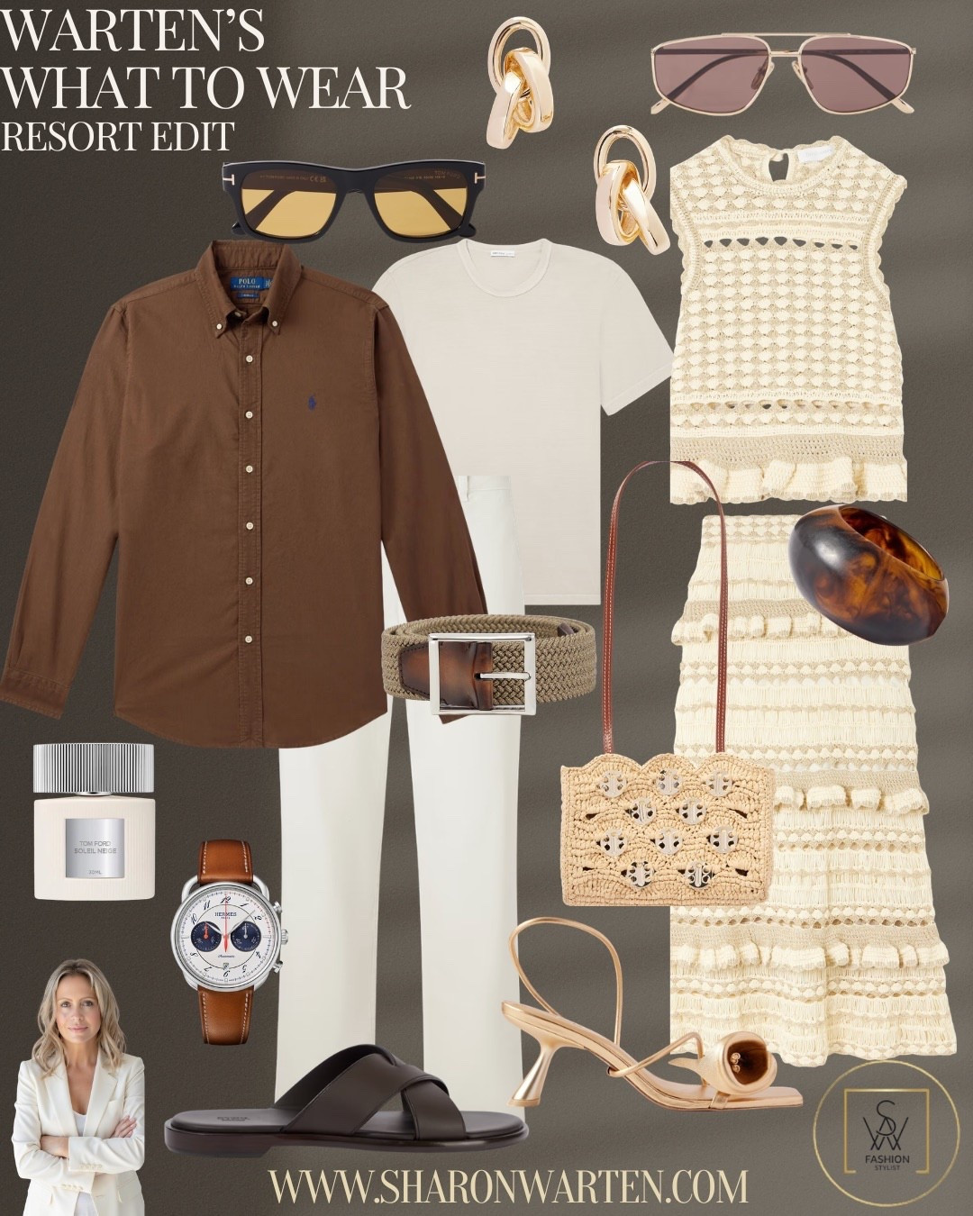 Resort style, properly executed. Neutral palettes. Breathable fabrics. Clean silhouettes.
You don’t match. You align.
Because power couples don’t vacation, they arrive.                      Shop your edit → 

#LTKgrwm #LTKootd #LTKTravel