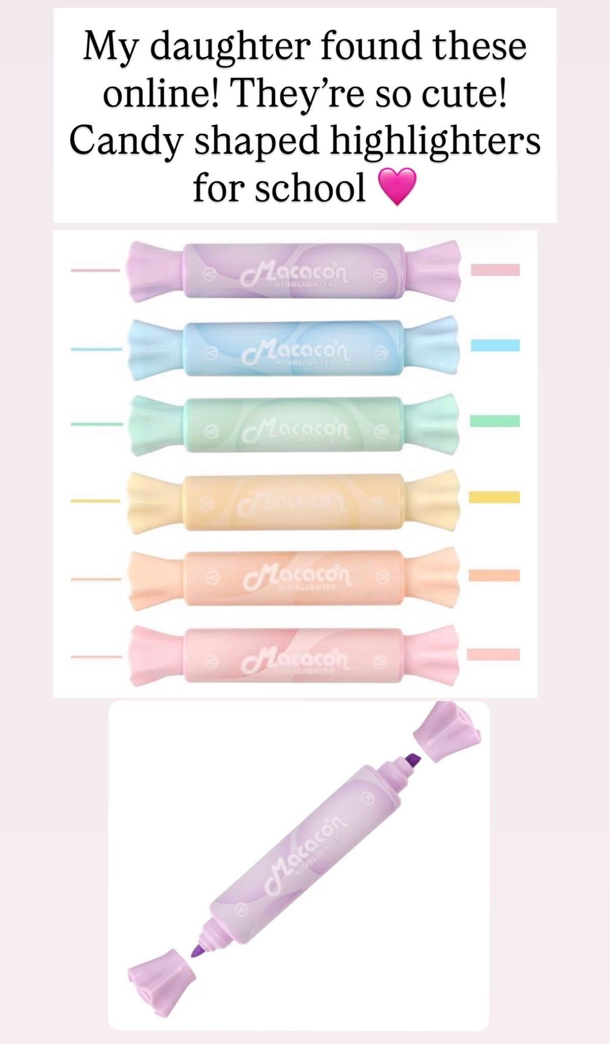 Candy shaped highlighters

#LTKKids