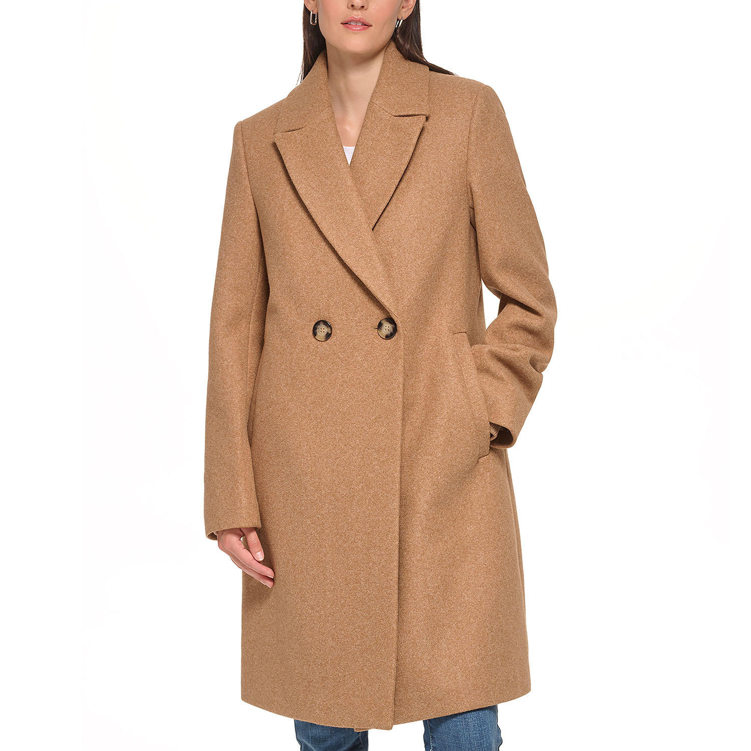 DKNY Fashion Coat CamelM:- M, Camel | Sam's Club