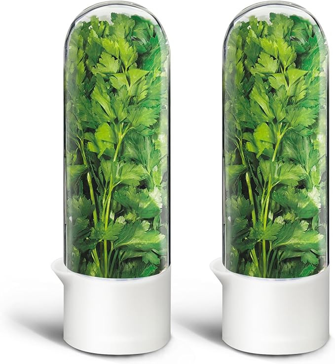 Herb Keeper for Refrigerator, Herb Saver for Refrigerator, Cilantro Container, Vegetable Preserva... | Amazon (US)