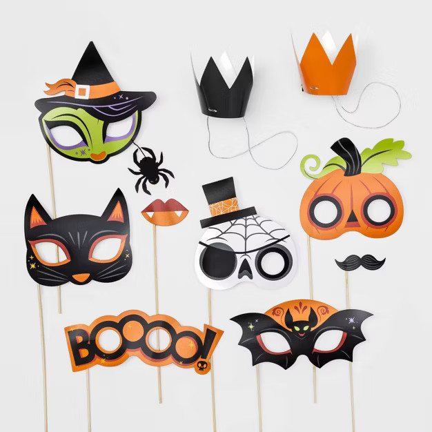 10ct Halloween Photo Prop Kit - Hyde & EEK! Boutique™ | Target