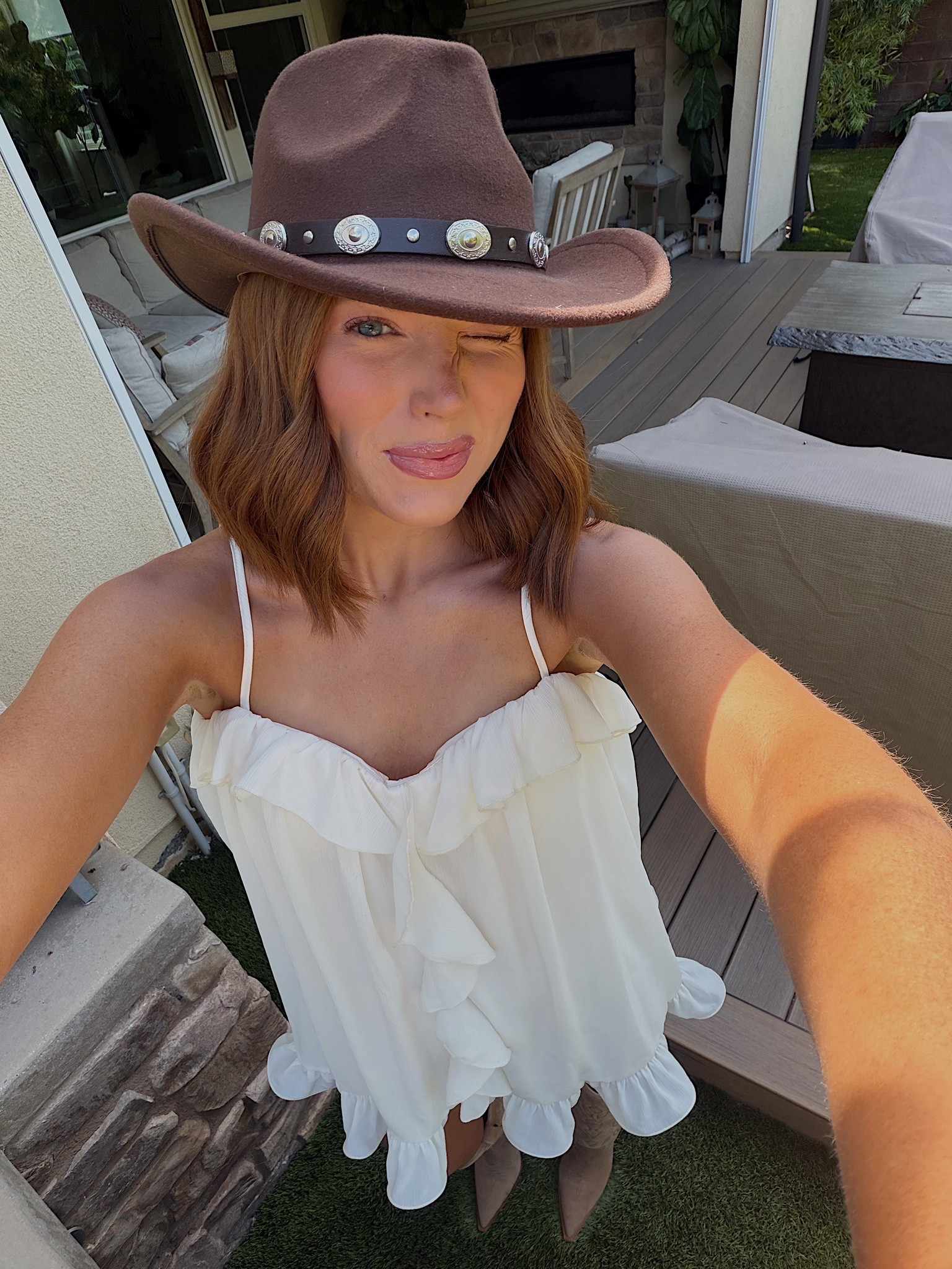 Wearing a small dress!

#LTKootd #LTKgrwm #LTKSaleAlert