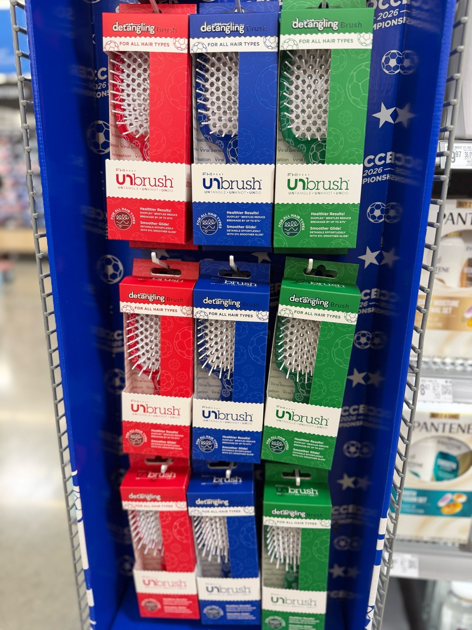 UNBRUSH Detangling brush Soccer Edition and more, perfect for all types of hair!💁🏻‍♀️⚽️

Find them at Walmart, linking here✨🛍️

#LTKmomlife #LTKdayinmylife #LTKselfcare