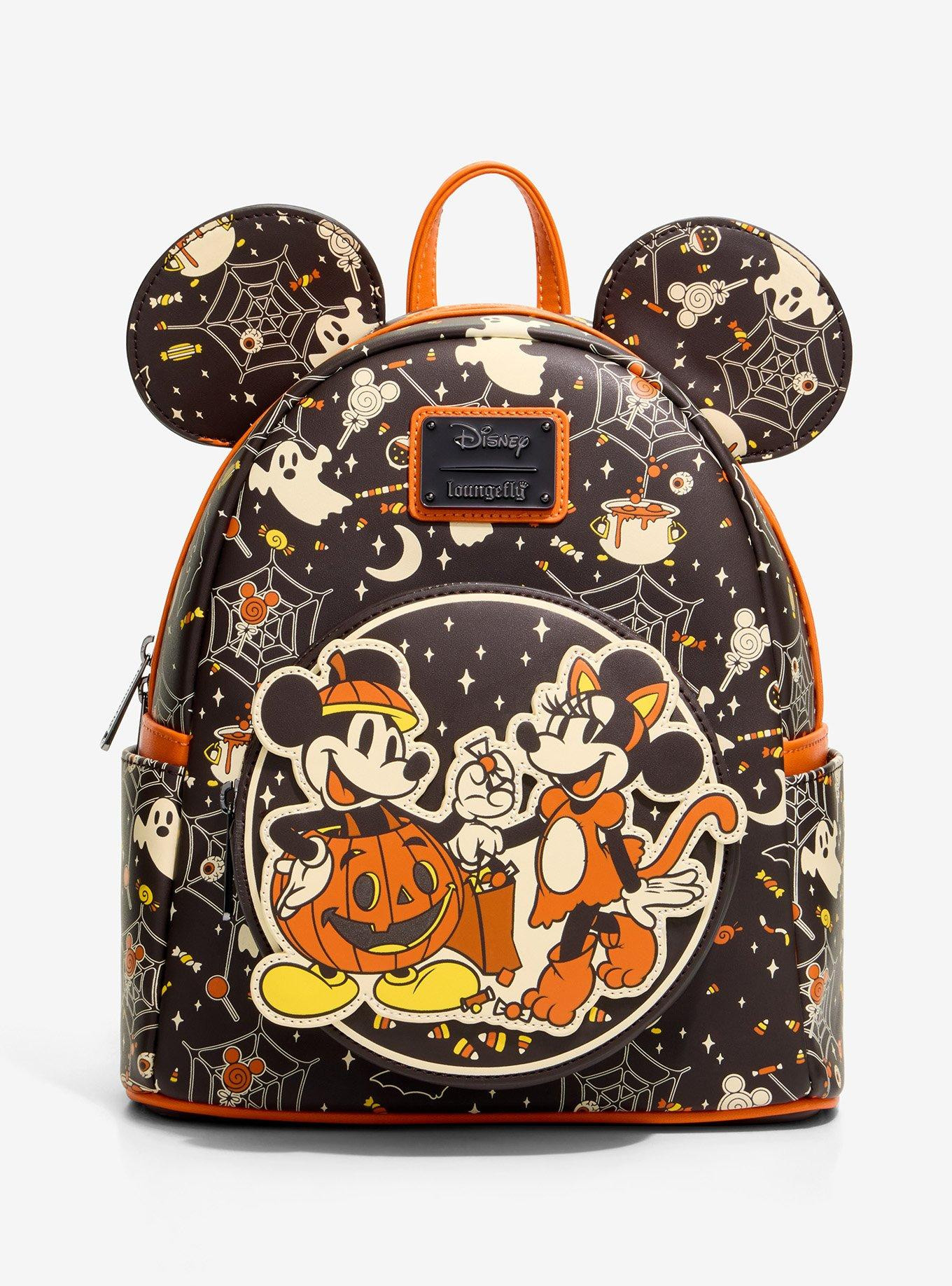 Loungefly Disney Mickey & Minnie Halloween Costumes Glow-in-the-Dark Mini Backpack - BoxLunch Exclusive | BoxLunch