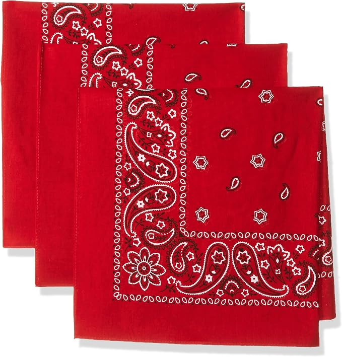 Levi's Men's 100% Cotton Multi-Purpose Bandana Gift Sets – Headband, Wrap, Protective | Amazon (US)