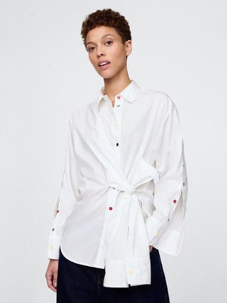 Gap × HFR Tie-Front Shirt by BruceGlen | Gap (US)