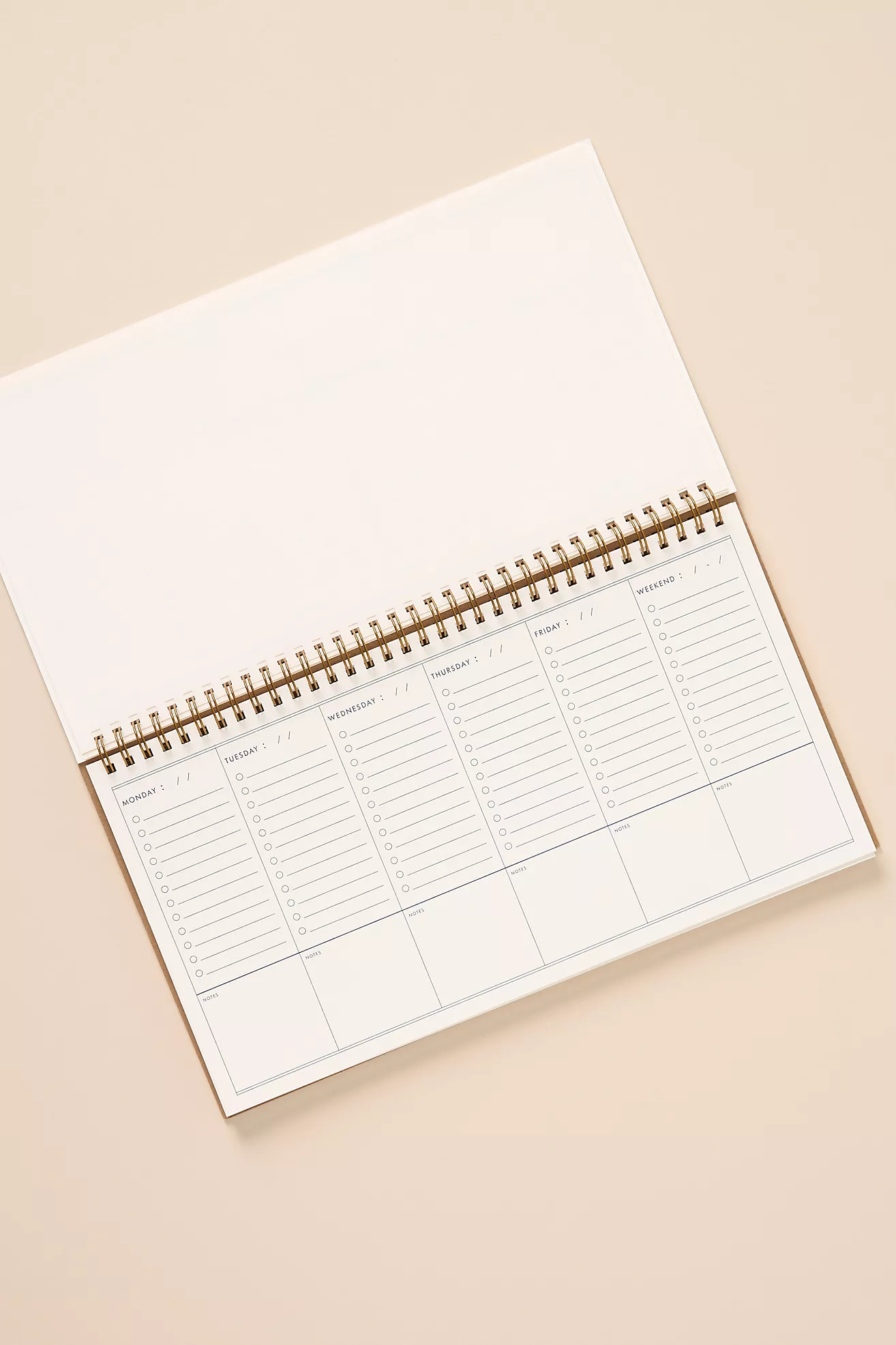 Ruff House Spiral Multipurpose Planner | Anthropologie (US)