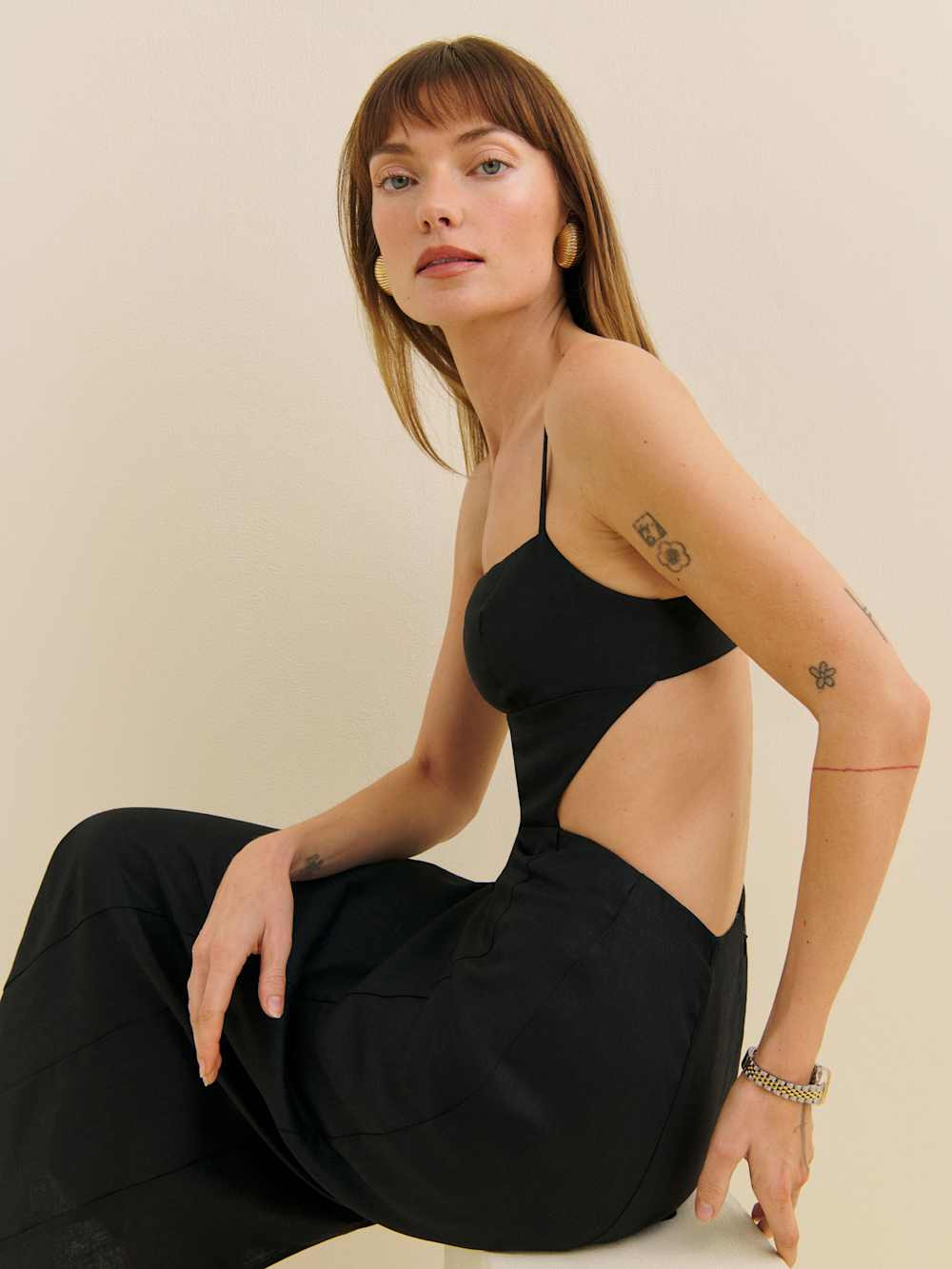 Asher Linen Dress | Reformation (Global)