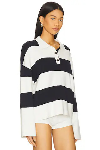 Rugby Polo Top
                    
                    White & Warren
                          ... | Revolve Clothing (Global)