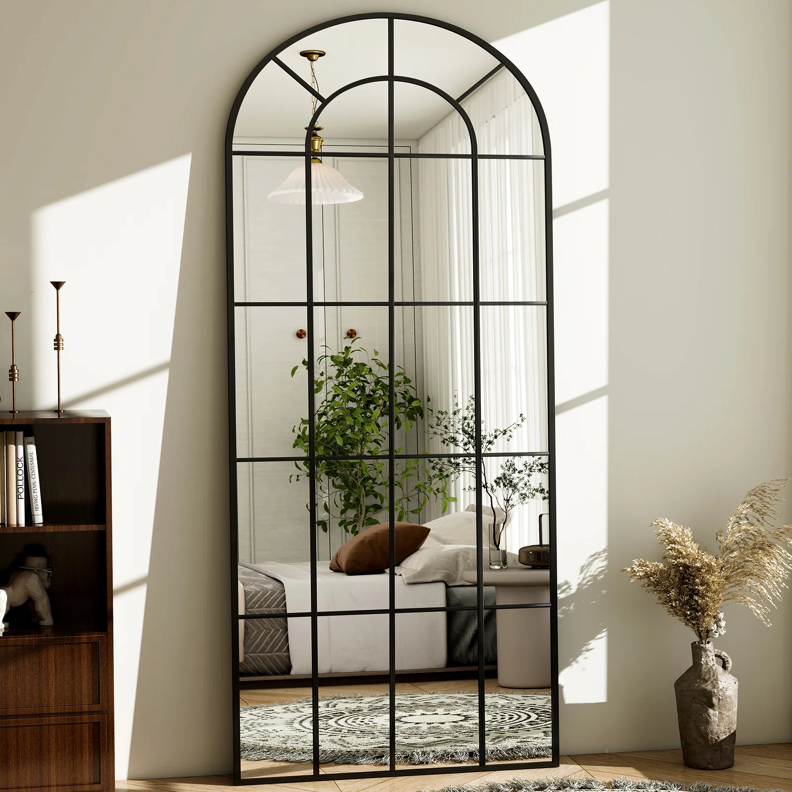 Casiana Window Pane Full Length Mirror Wall Mirror | Wayfair North America
