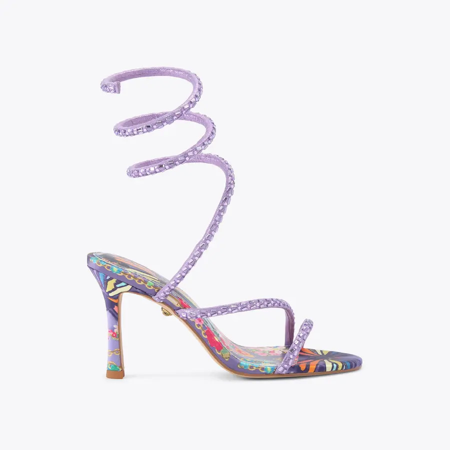 spiral asymmetric heel | Kurt Geiger UK