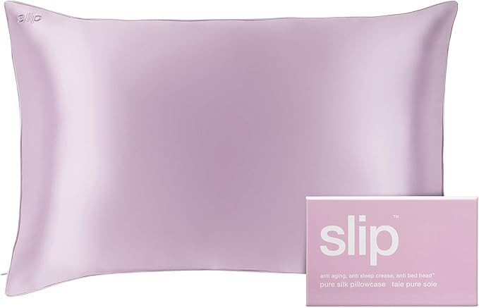 slip The Original Queen Pure Silk Pillow Case - 100% Pure 22 Momme Mulberry Silk - Queen Size Sta... | Amazon (US)