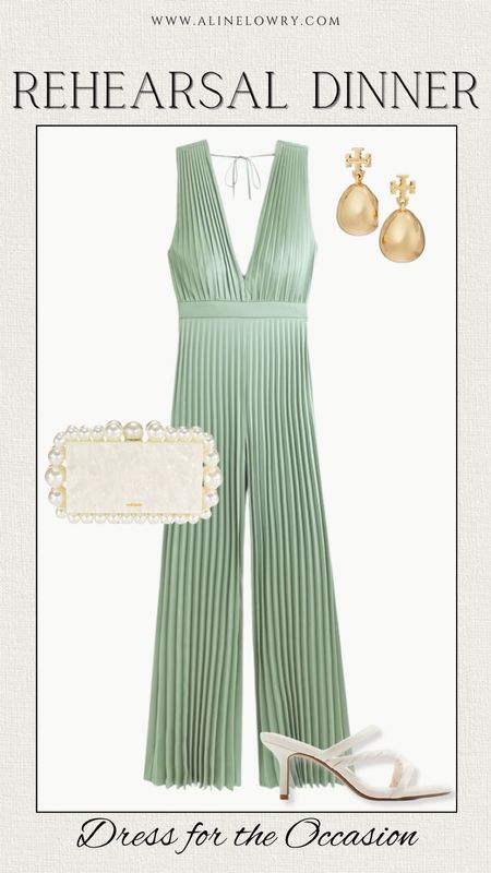 Dress for the occasion: rehearsal dinner guest outfit idea to look beautiful and elegant. Jumpsuit outfit idea. 



#LTKstyletip #LTKparties #LTKwedding