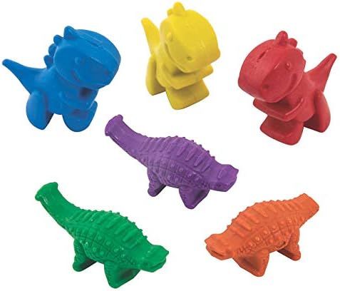 Shaped Dinosaur Crayons - 24 Pieces - Educational And Learning Activities For Kids | Amazon (US)