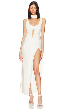Khanums X Revolve Tri Cut Out Gown in Ivory from Revolve.com | Revolve Clothing (Global)