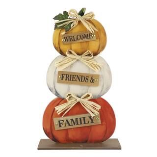 18" Welcome Friends & Family Pumpkins by Ashland® | Michaels Stores