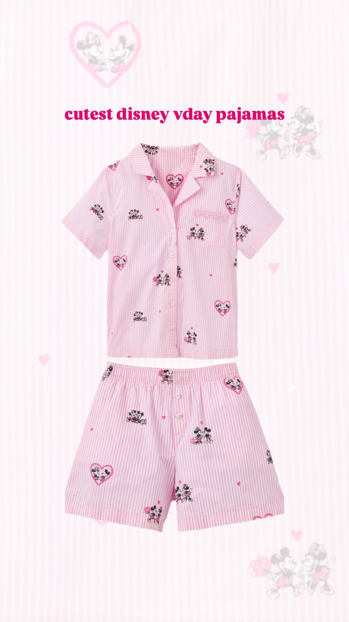 Disney Valentine pajamas, Disney Valentine’s Day pajamas, Minnie and Mickey pajamas, Mickey and Minnie Valentine pajamas, Disney couples pajamas, Disney sleepwear, Disney pajamas women, pink Disney pajamas, Valentine’s Day pajamas women, Valentine pajamas set, short sleeve pajama set, button up pajamas, matching pajama set, cute Valentine pajamas, cozy Valentine pajamas, heart print pajamas, striped pink pajamas, Disney loungewear, Valentine Disney outfit, Disney Valentine gift, Disney girl pajamas, Disney aesthetic pajamas, romantic Disney pajamas, Valentine nightwear, Disney Valentine collection, Minnie Mouse pajamas, Mickey Mouse pajamas, girly Disney pajamas, pink Valentine pajamas

#LTKHoliday #LTKGiftGuide