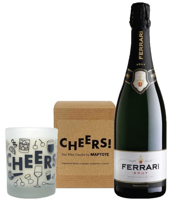 91 Point Sparkling Wine & Candle Gift Set | Wine.com | Wine.com