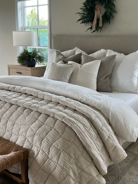 Neutral with a touch of pine 🌲

Christmas, wreath, Christmas decor, Christmas decorations, holiday decor, holiday decorations, Christmas tree, garland, decor, bedroom, bedding, duvet, quilt, blanket, throw blanket, throw pillow, linen, winter white, bed, nightstand, lamps

#LTKhome #LTKHoliday #LTKSeasonal
