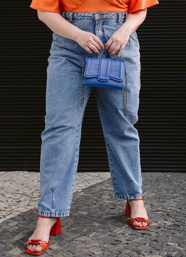 Marguerite - Calça em Jeans Médio Mom Jeans | Posthaus (BR)