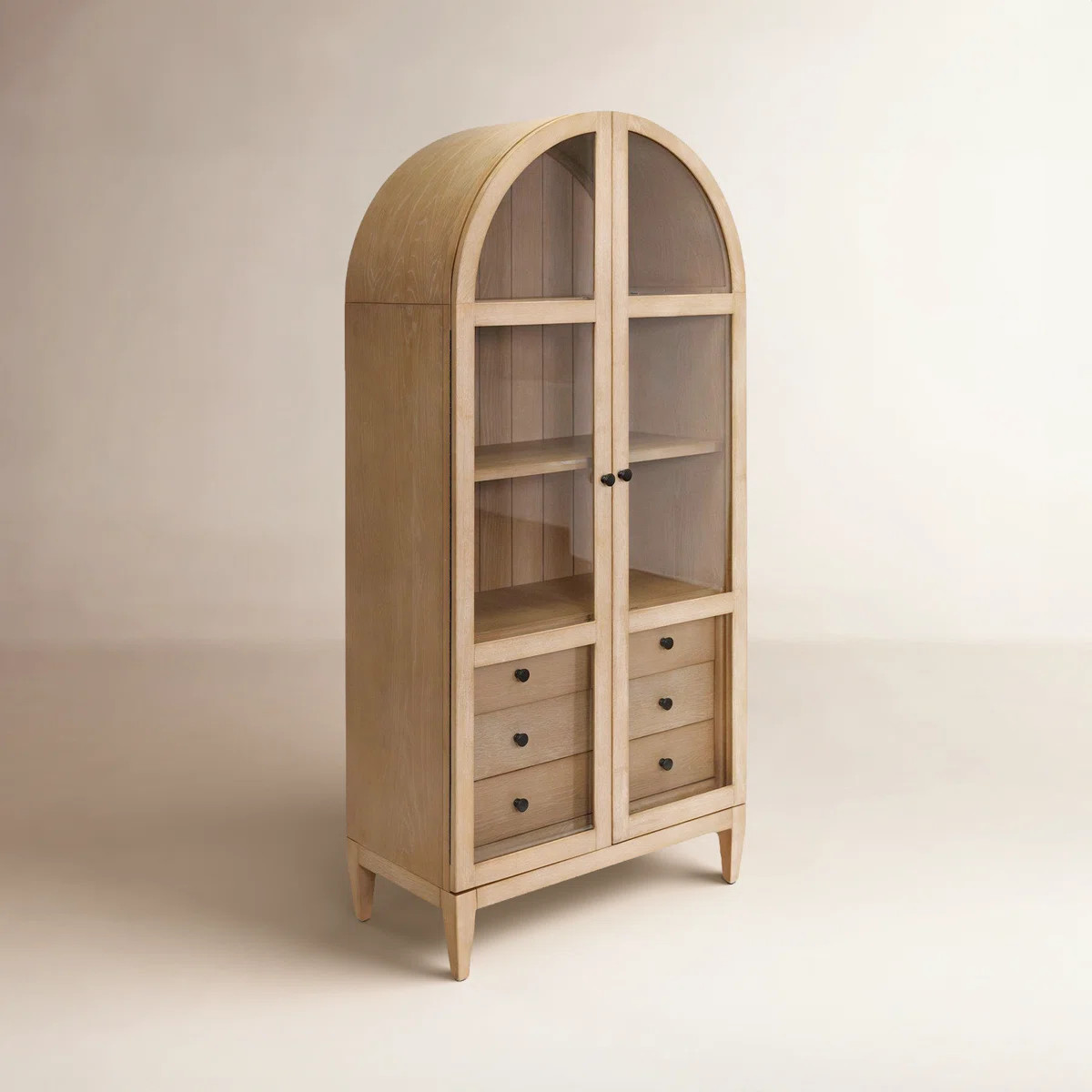 Gayle 3-Drawer China Cabinet | Wayfair North America