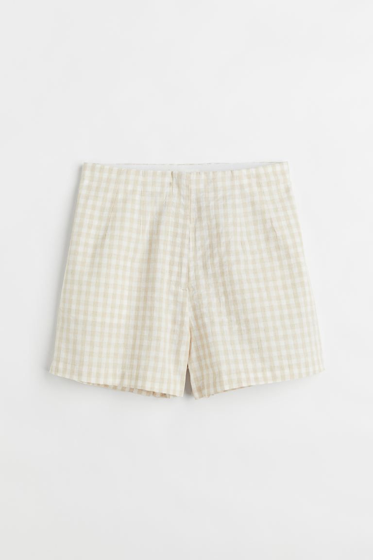 Linen-blend Shorts | H&M (US + CA)