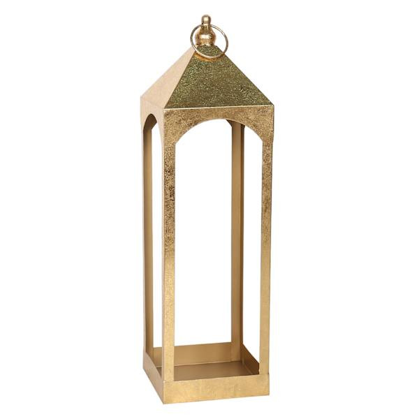 Providence Gold Metal Lantern, 29" | At Home