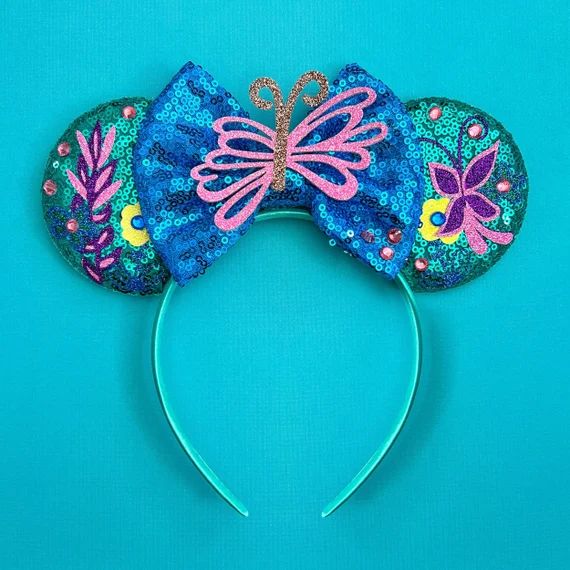 Encanto Mirabel Dress Inspired Mickey Mouse Ears / Encanto Movie Ears / Encanto Ears / Mirabel Ea... | Etsy (US)