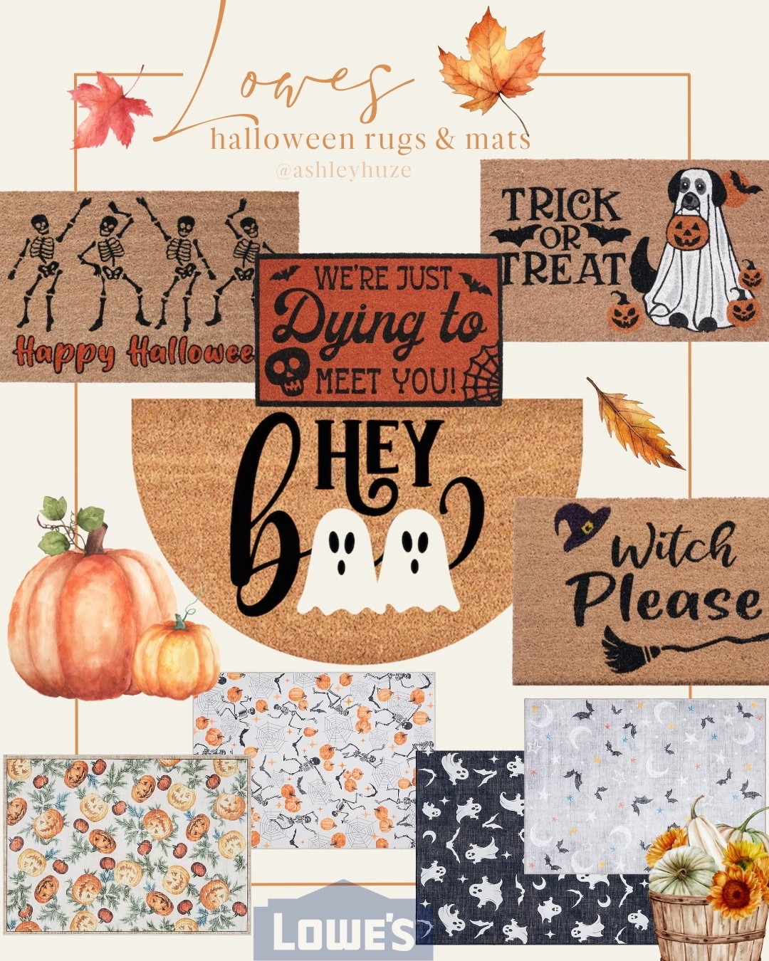 Sharing my favorite Halloween rugs & mats from @loweshomeimprovement

#lowespartner #ad
