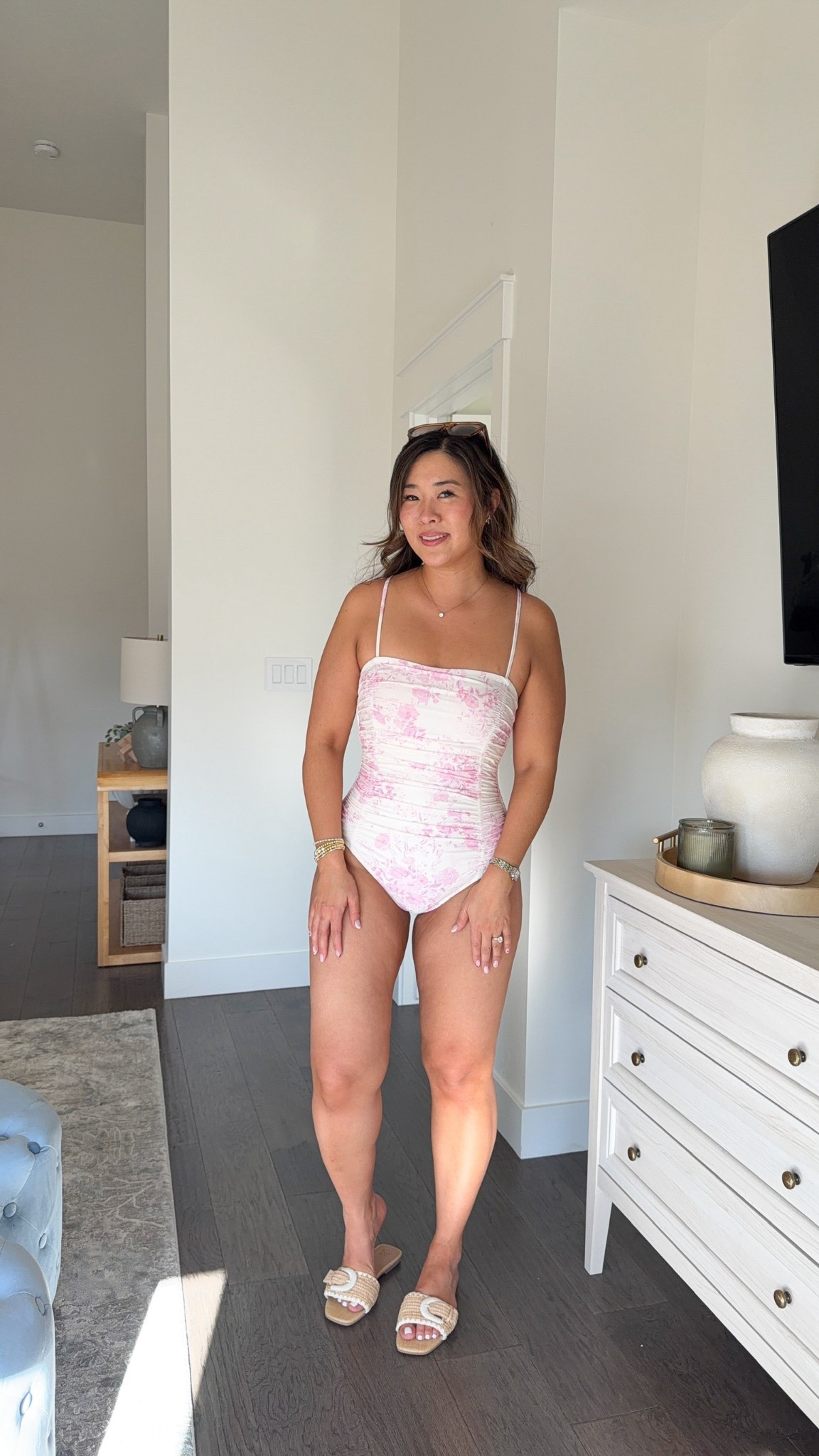 Target swim looks like Love Shack Fancy!
Swimsuit: Medium
Coverup Dress: Medium 


target swim, pink floral swimsuit, one piece swimsuit, affordable summer swim looks, beach outfit, resort style, summer looks

#LTKootd #LTKSeasonal
