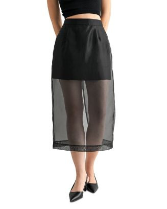 Organza Midi Skirt | Bloomingdale's (US)