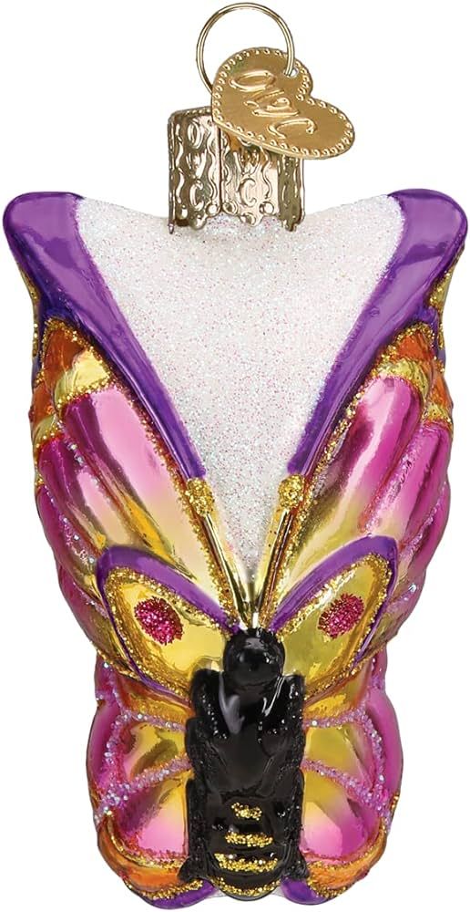Old World Christmas Bright Butterfly Glass Blown Ornament for Christmas Tree | Amazon (US)