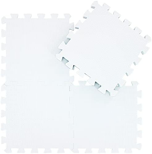 qqpp EVA Rubber 18 Tiles Interlocking Puzzle Foam Floor Mats - Baby Play Mat for Playing | Exercise  | Amazon (US)