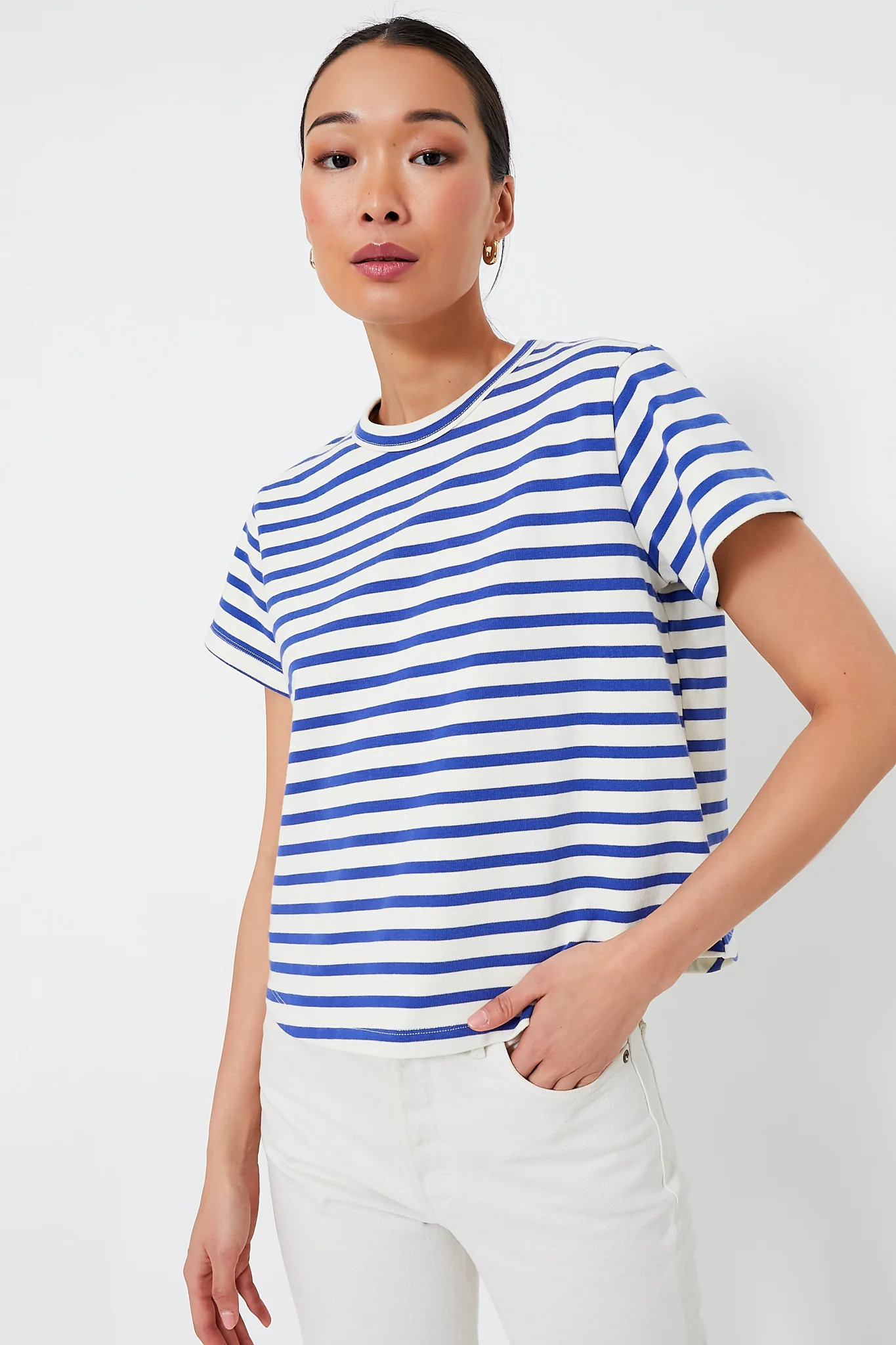 Blue Stripe Parker Classic Tee | Tuckernuck (US)
