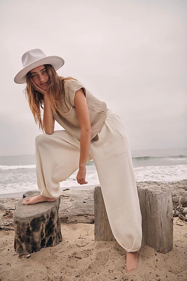 Freya Sweater Set by FP Beach at Free People, Oatmeal Bone Combo, L | Free People (Global - UK&FR Excluded)