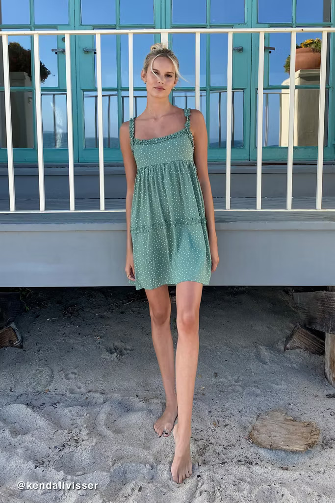 Dress Forum Ruffle Tie-Back Mini Dress | Urban Outfitters (US and RoW)