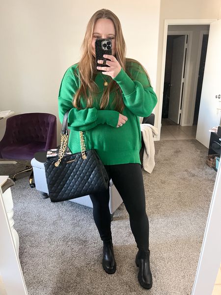 I will always be a sucker for green 💚 

Amazon finds / Amazon sweater / black chelsea boots / style over 30 / green sweater / winter outfits / outfit ideas for winter 

#LTKstyletip #LTKmidsize #LTKfindsunder50