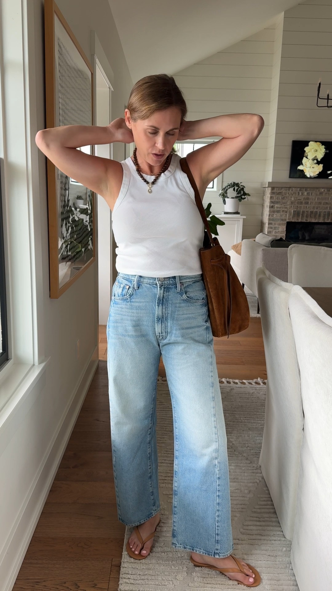 Tank size small
Jeans I went up a size to 26

#LTKootd #LTKdayinmylife #LTKgrwm