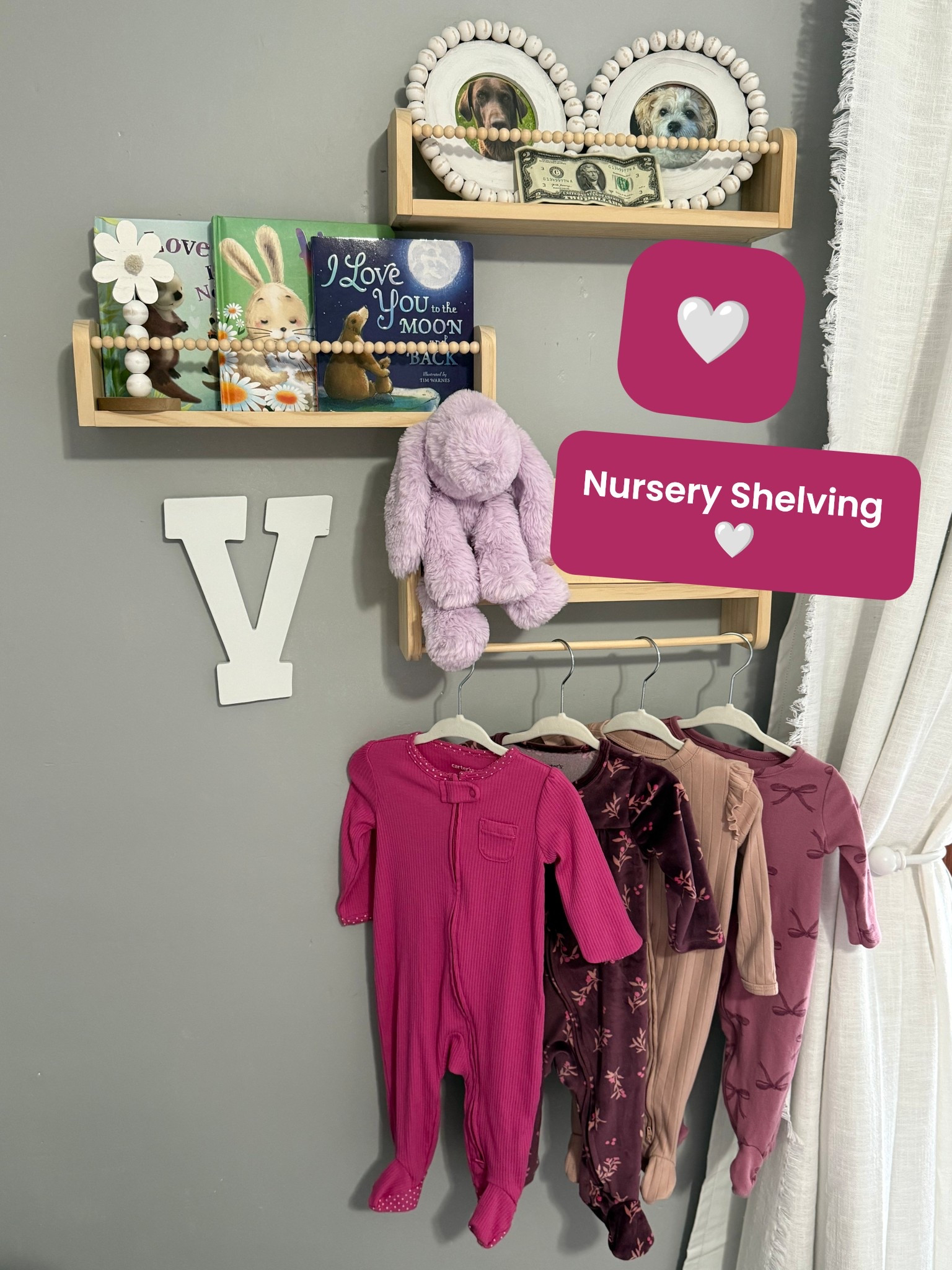 The cutest nursery shelving to update each season! 🩷 #nursery #mom #amazonfinds

#LTKKids #LTKHome