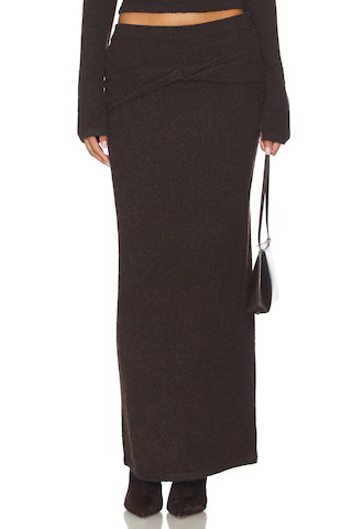 Selene Skirt in Chocolate | Revolve Clothing (Global)