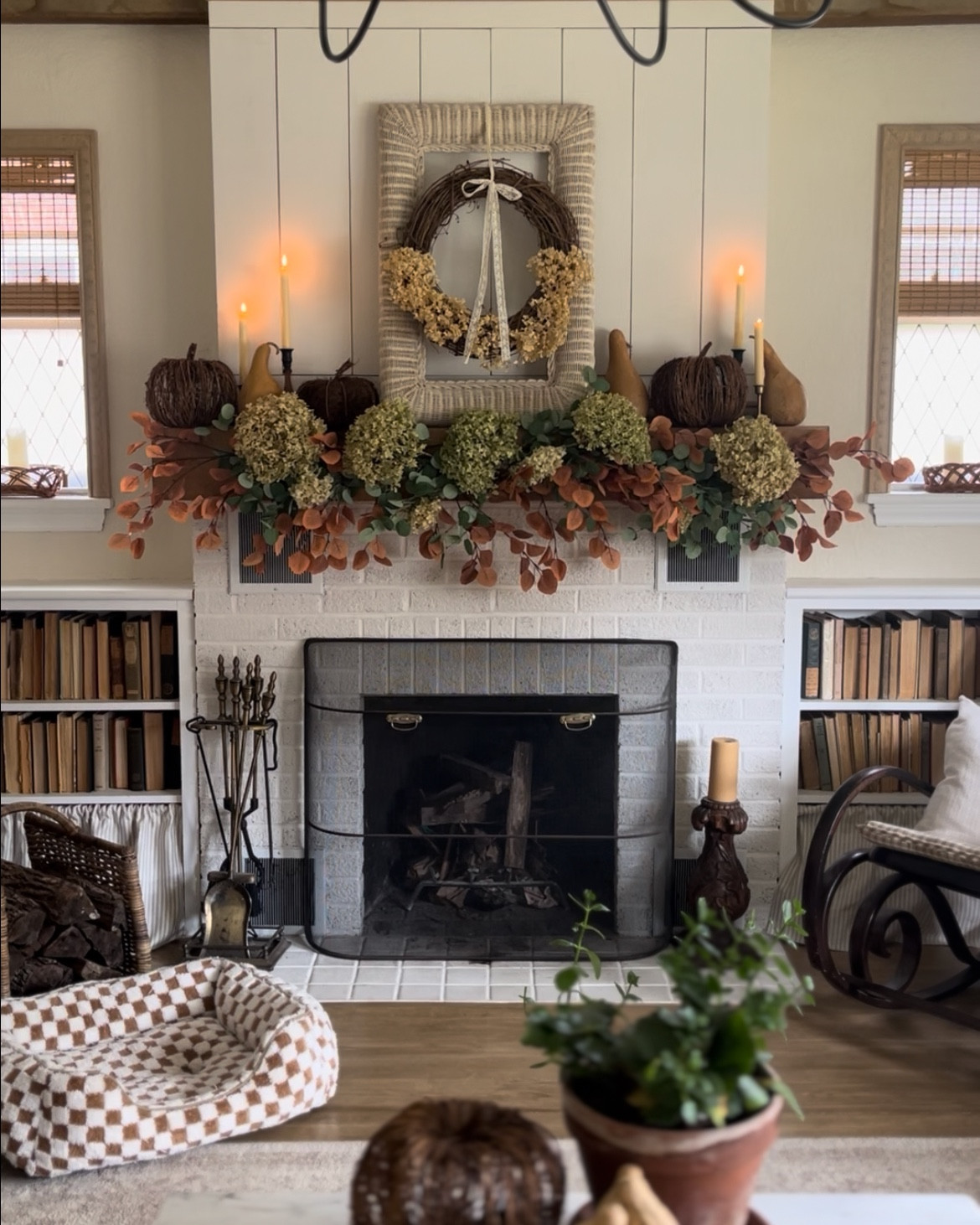 Fall mantle decor! I rounded up links for what I used here and similar items since some of these were thrifted. 

#LTKSeasonal #LTKHome