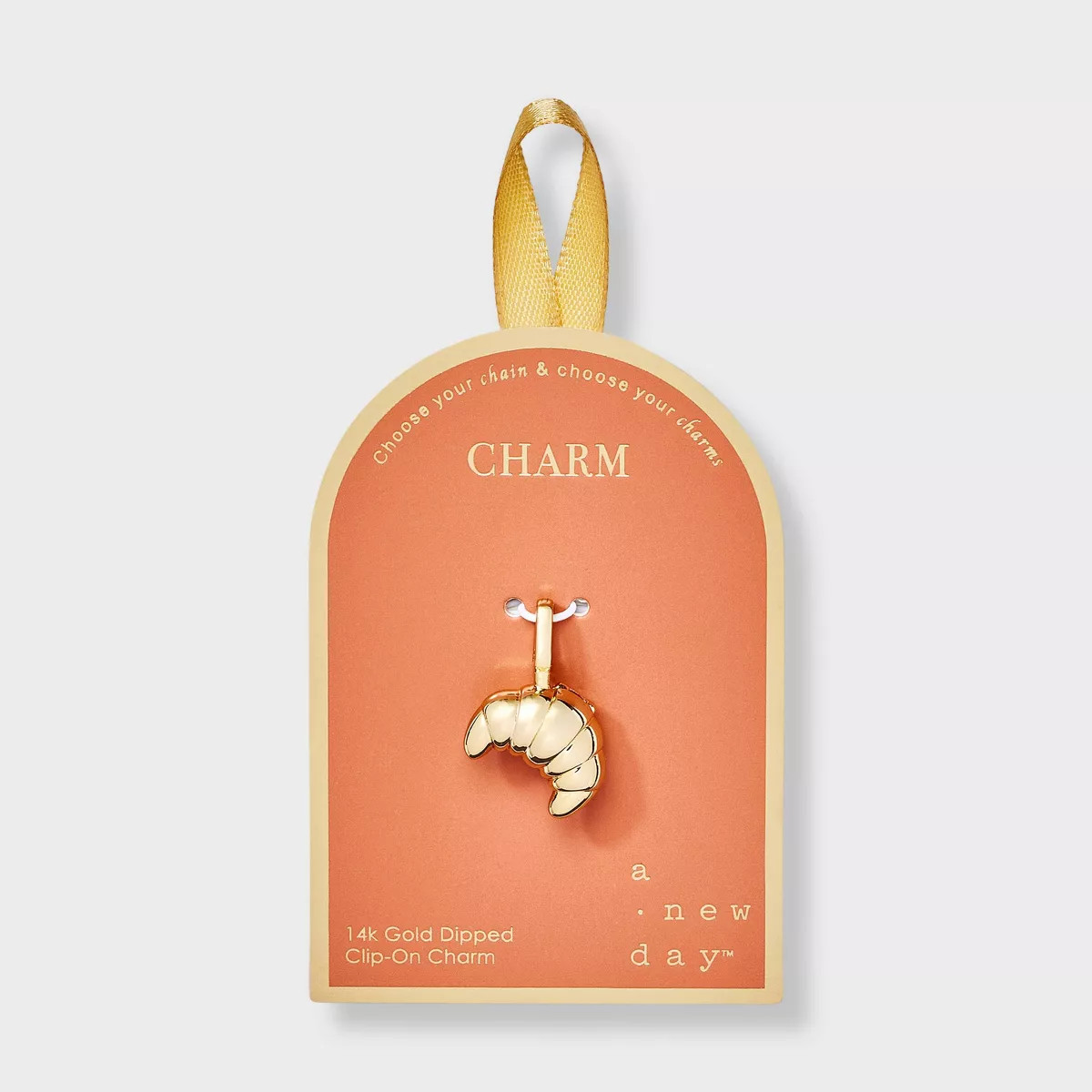 14K Gold Dipped Croissant Charm - A New Day™ Gold | Target