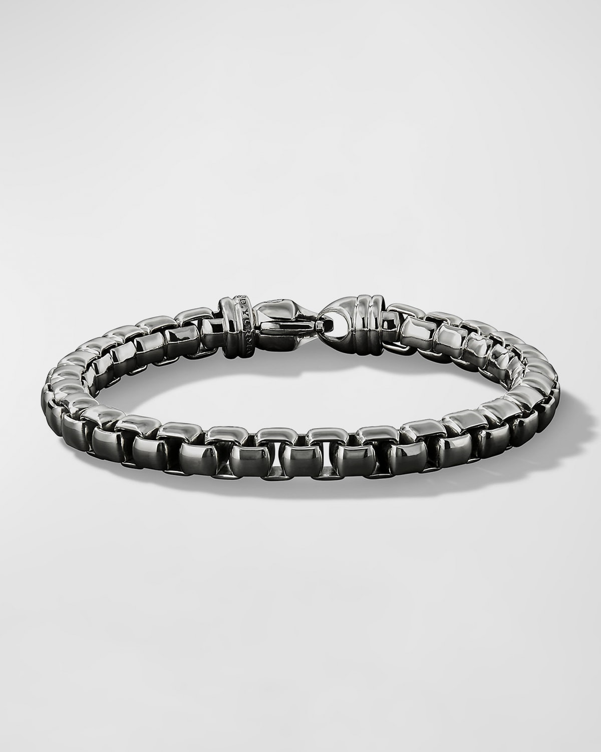 Men's Box Chain Bracelet in Silver, 5mm, Size 7.5 | Neiman Marcus