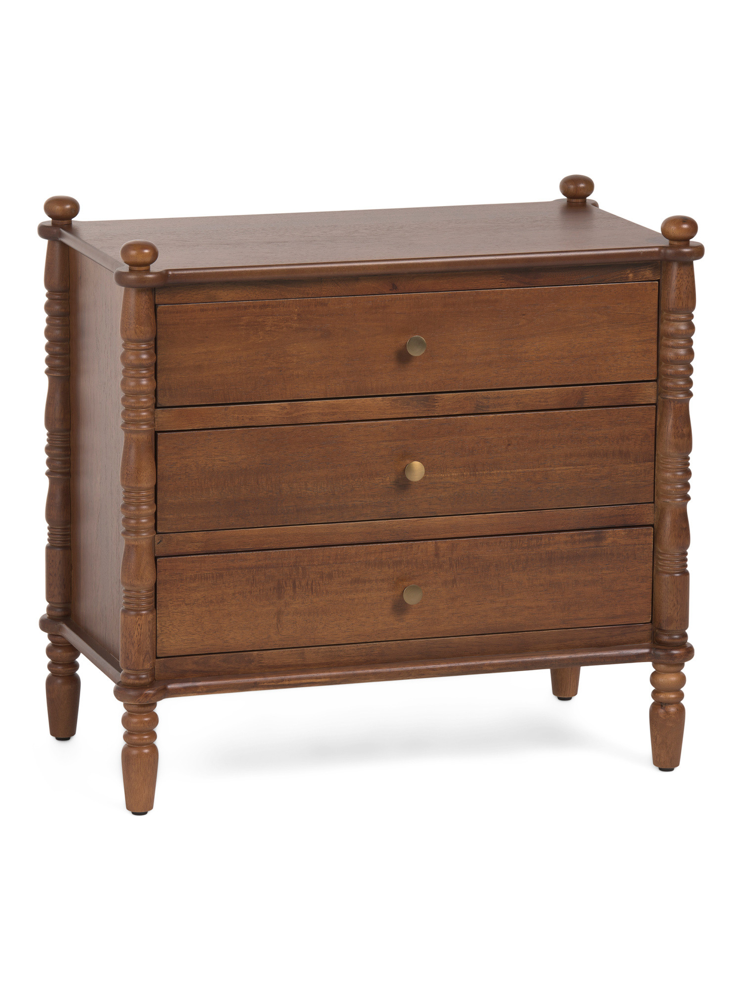 27x26 3 Drawer Spindle Side Table | TJ Maxx
