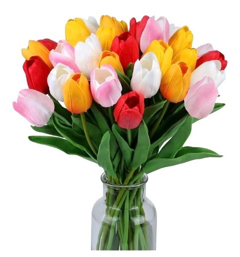 These real-touch faux tulips add the prettiest pop of color for Spring to your home! 🌷 

#LTKSpringSale #LTKHome