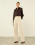 The Cropped: Fine Poplin, Chocolate | With Nothing Underneath